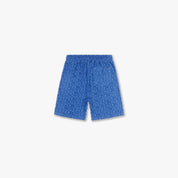 CROYEZ MONOGRAM TOWELLING SHORTS | COBALT BLUE