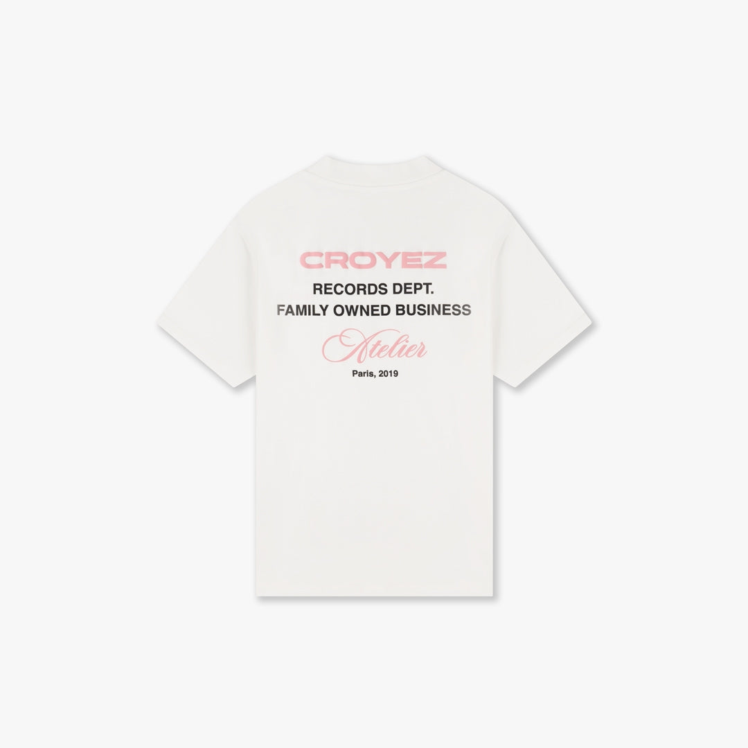 CROYEZ RECORDS T-SHIRT | OFF-WHITE