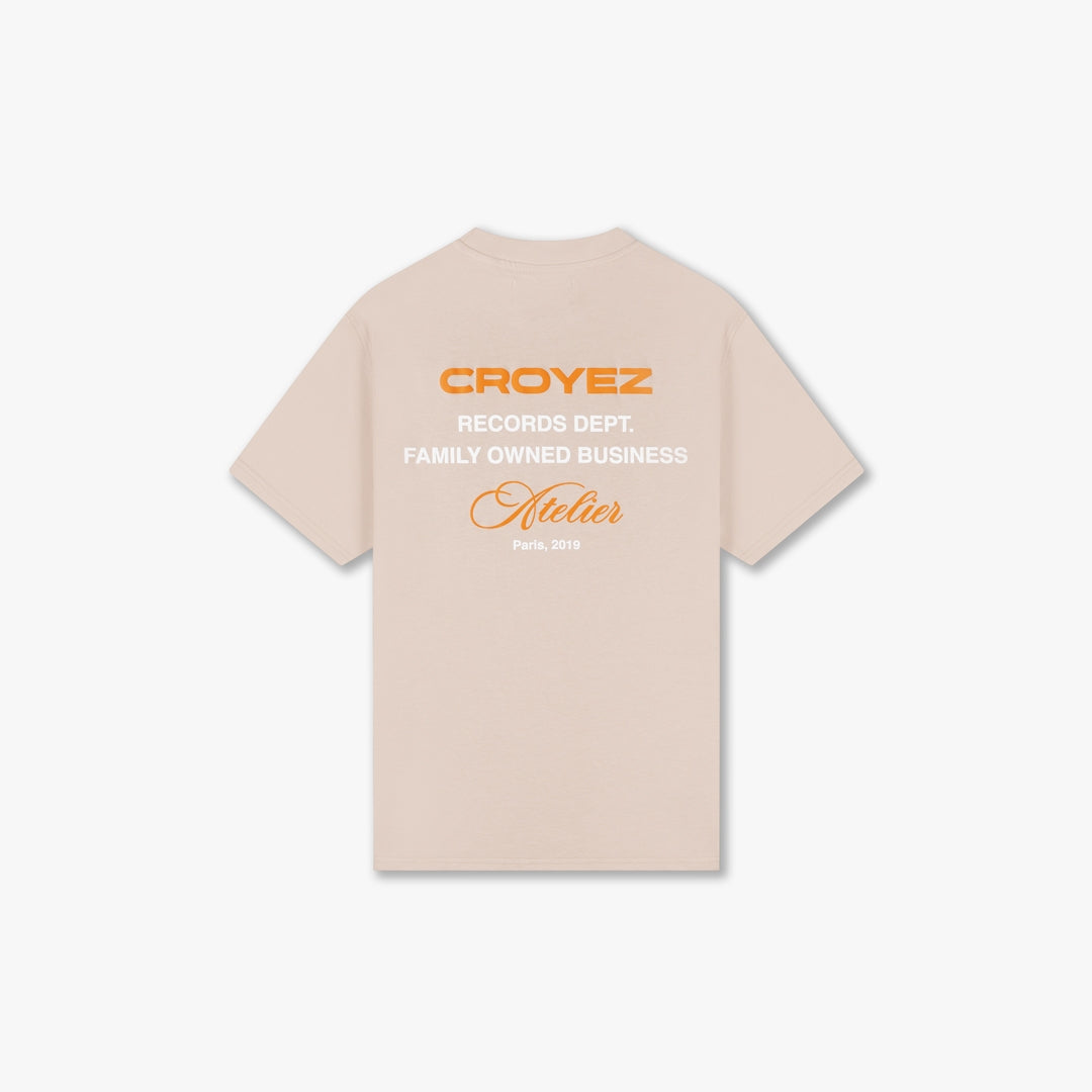 CROYEZ RECORDS T-SHIRT | STONE