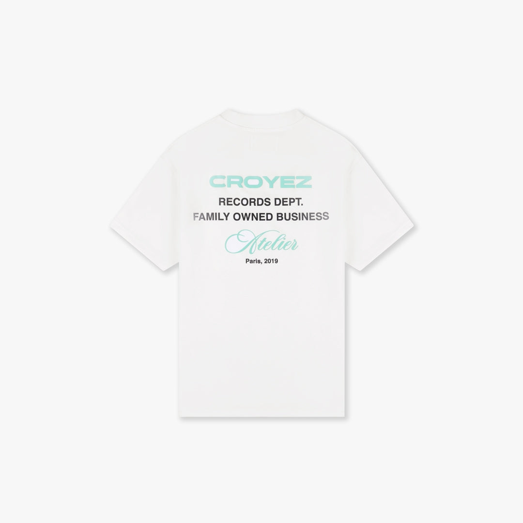 CROYEZ RECORDS T-SHIRT | WHITE