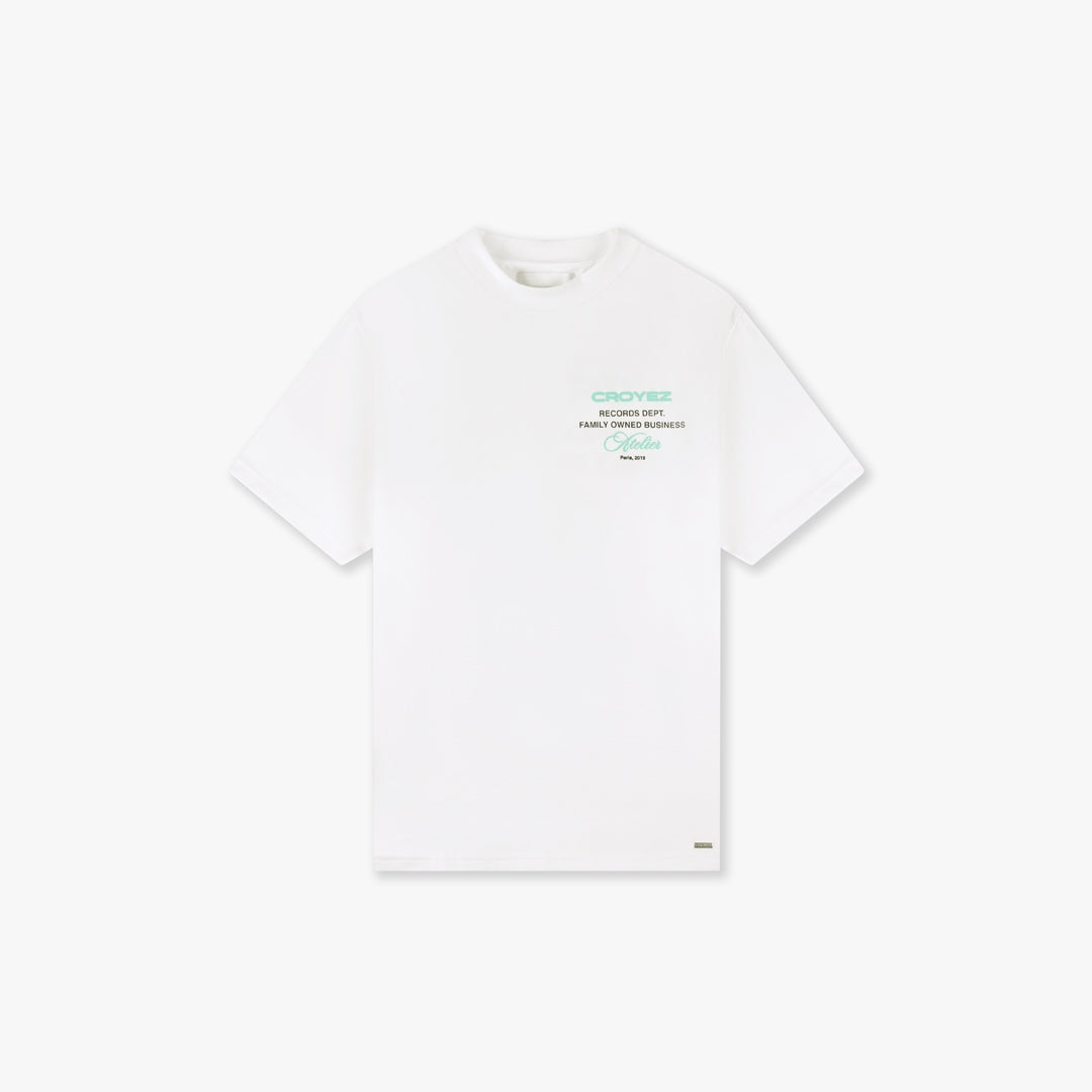 CROYEZ RECORDS T-SHIRT | WHITE