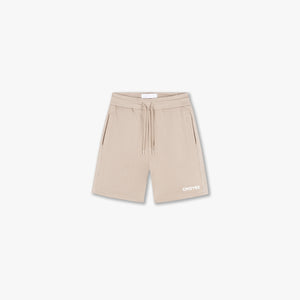 CROYEZ HEAVYWEIGHT LOGO SHORTS | STONE