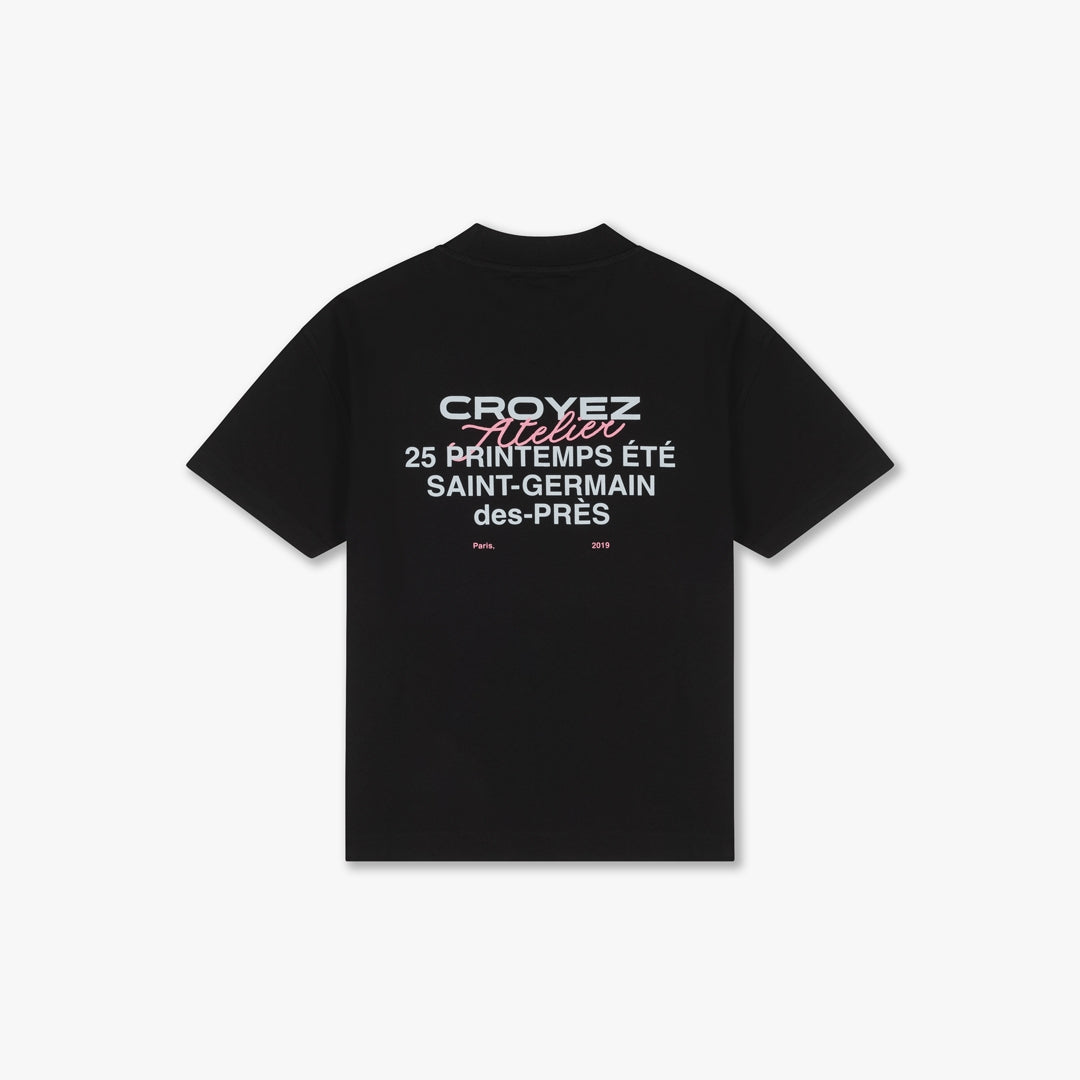 CROYEZ PRINTEMPS T-SHIRT | BLACK