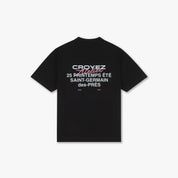CROYEZ PRINTEMPS T-SHIRT | BLACK