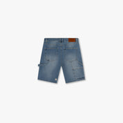 CROYEZ CD1 CARPENTER DENIM SHORTS | LIGHT BLUE