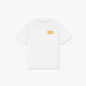 CROYEZ FLAMING LOGO T-SHIRT | WHITE