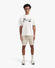 CROYEZ BLUE HERON T-SHIRT | BUTTERCREAM