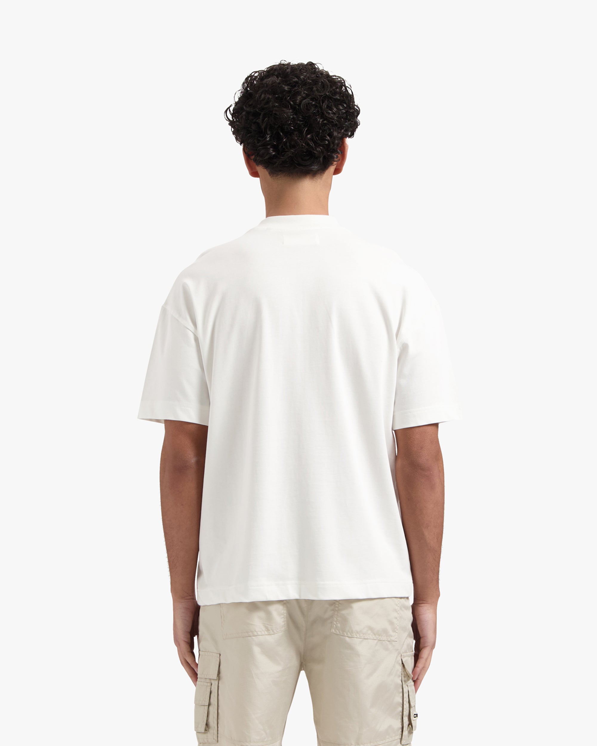 CROYEZ BLUE HERON T-SHIRT | BUTTERCREAM