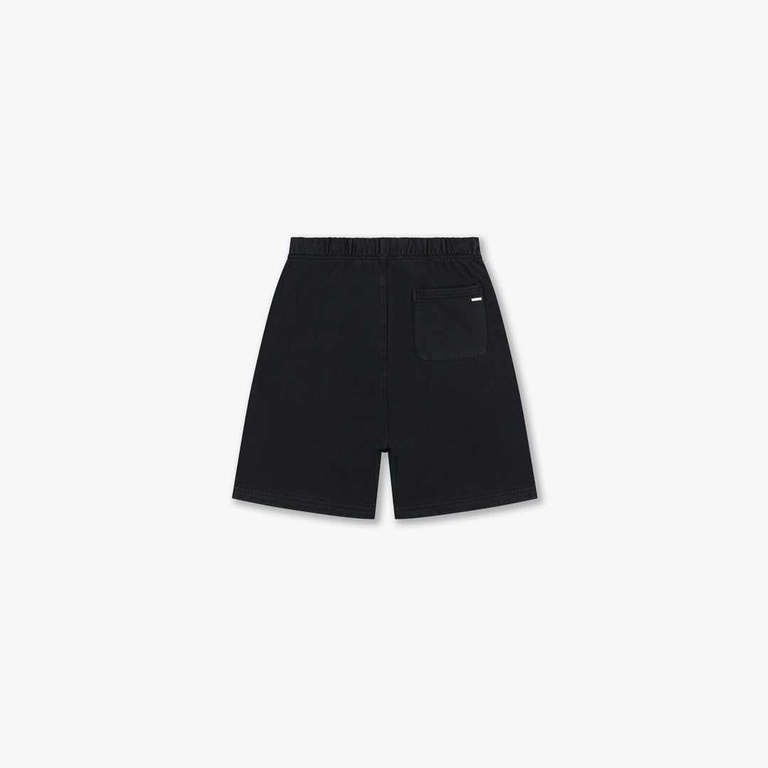 CROYEZ GARMENT DYE FRATERNITÉ SHORTS | BLACK