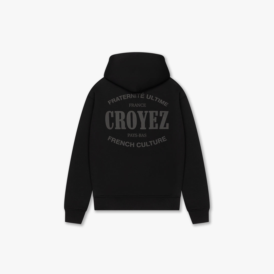 CROYEZ STAMP HOODIE | BLACK