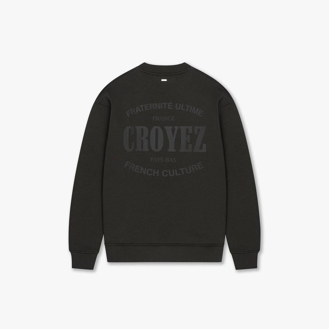 CROYEZ STAMP SWEATER | DARK GREEN - Croyez