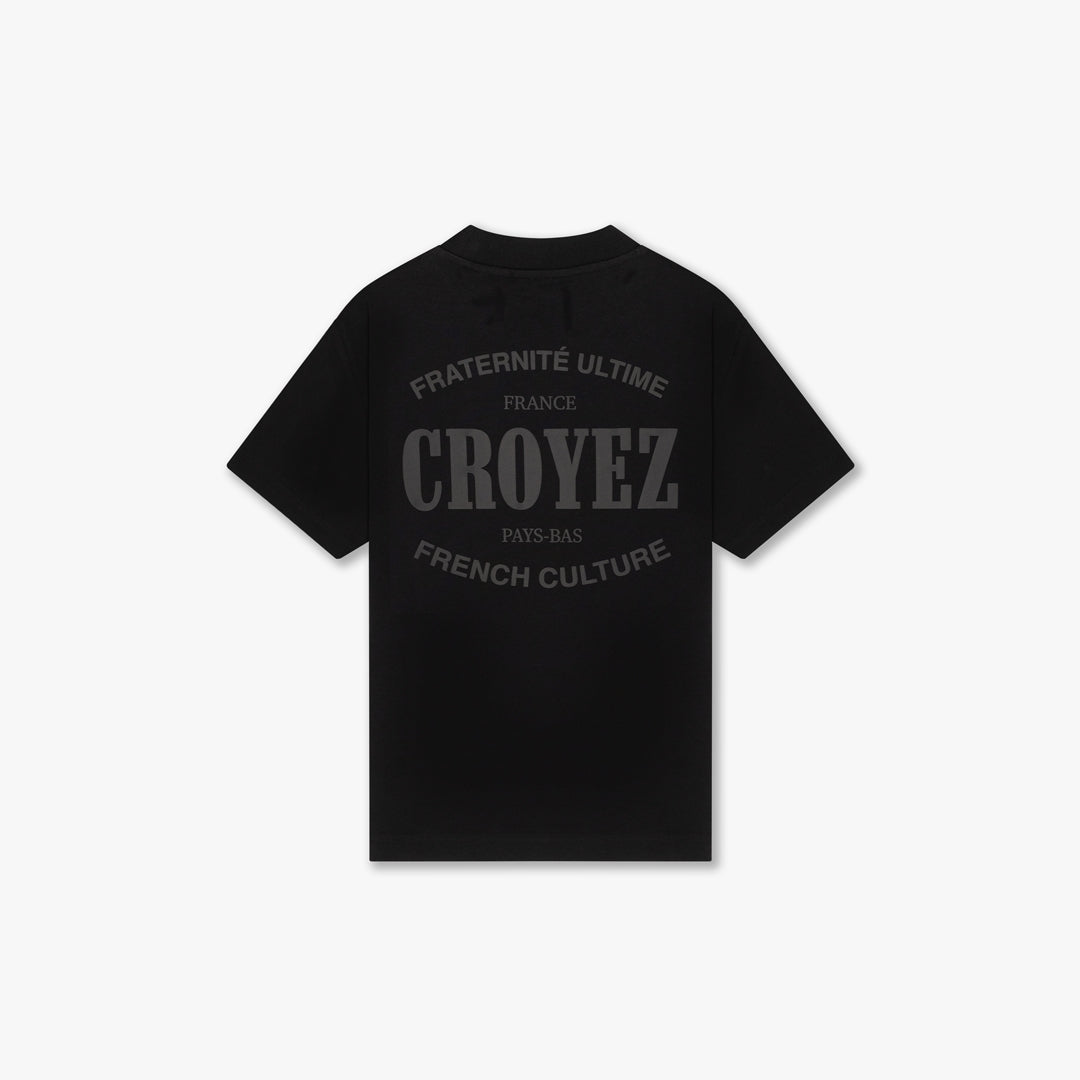 CROYEZ STAMP T-SHIRT | BLACK