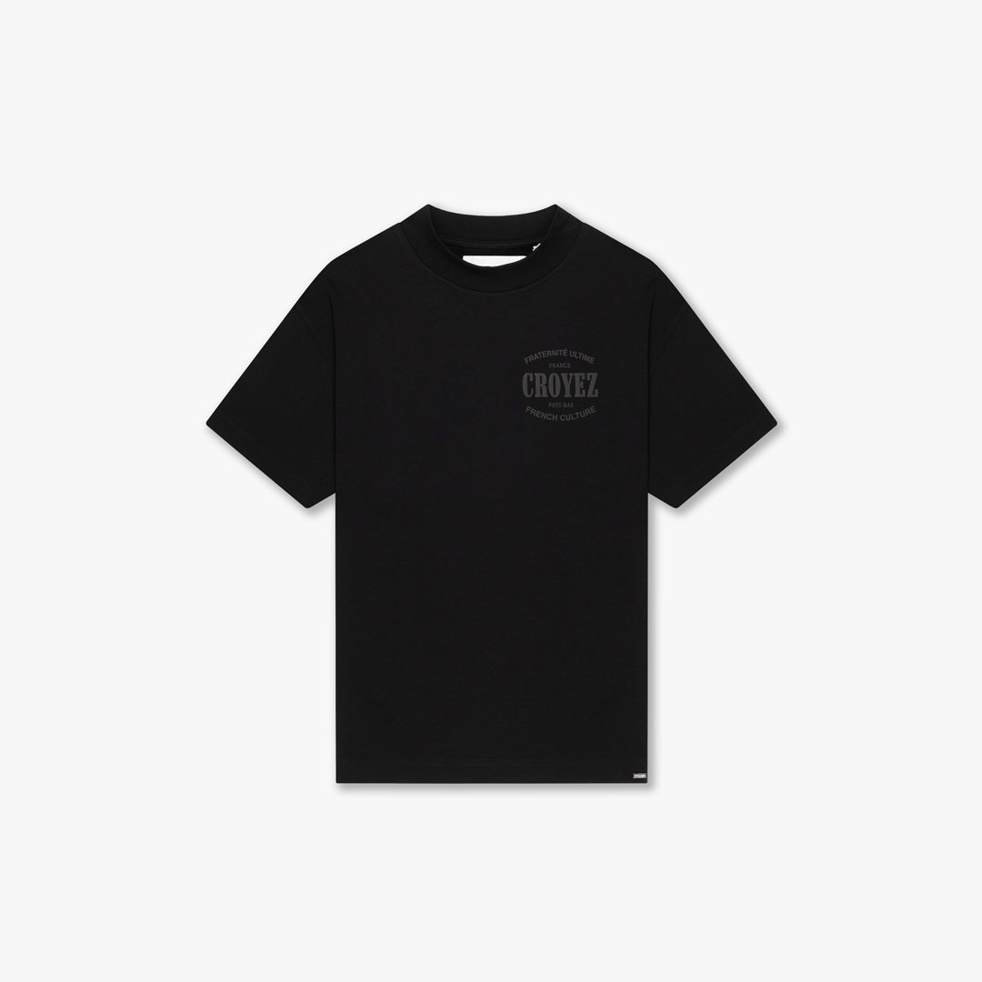 CROYEZ STAMP T-SHIRT | BLACK