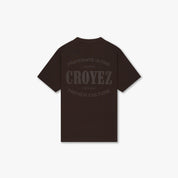 CROYEZ STAMP T-SHIRT | BROWN