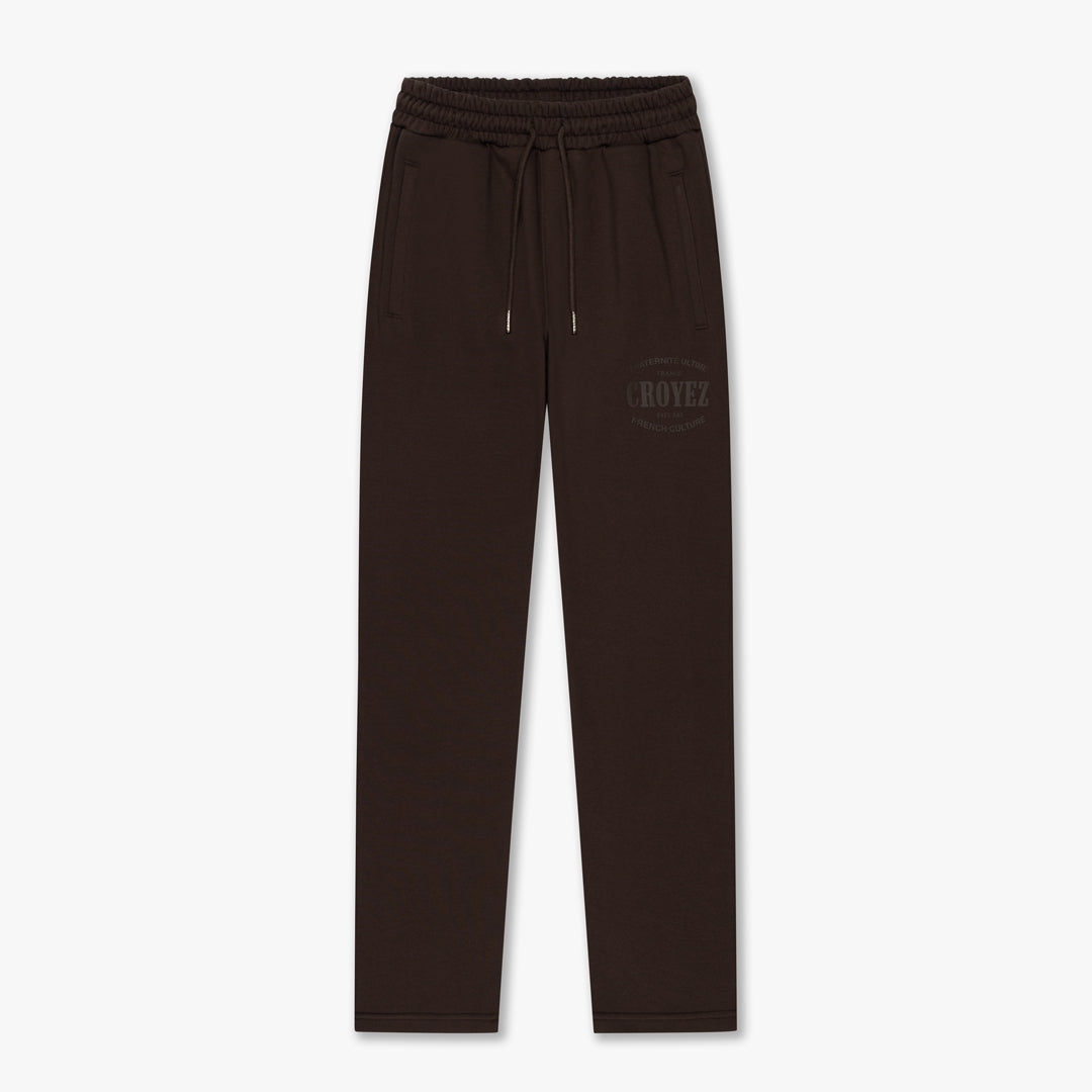 CROYEZ STAMP STRAIGHT LEG SWEATPANTS | BROWN