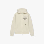 CROYEZ DAMAGED STAMP ZIP HOODIE | OFF-WHITE