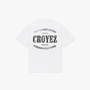 CROYEZ OVERSIZED STAMP T-SHIRT | WHITE