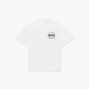 CROYEZ OVERSIZED STAMP T-SHIRT | WHITE