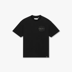 CROYEZ OVERSIZED STAMP T-SHIRT | BLACK