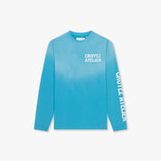 CROYEZ SPRAYED ATELIER LONGSLEEVE T-SHIRT | BLUE