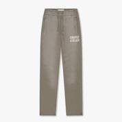 CROYEZ SPRAYED ATELIER STRAIGHT LEG SWEATPANTS | DUSTY OLIVE