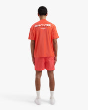 CROYEZ ALLOVER SWIM SHORTS | CORAL