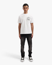 CROYEZ INITIAL T-SHIRT | WHITE