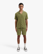 CROYEZ SEERSUCKER SHORTS | WASHED OLIVE
