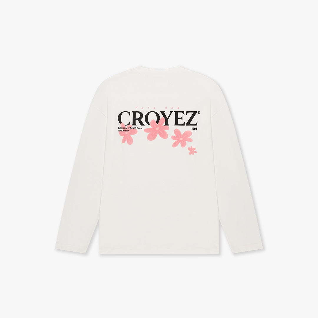 CROYEZ BOTANIQUE LONGSLEEVE | OFF-WHITE/PINK