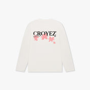 CROYEZ BOTANIQUE LONGSLEEVE | OFF-WHITE/PINK