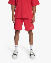 Croyez Garment Dye Shorts | Red