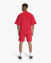Croyez Garment Dye Shorts | Red