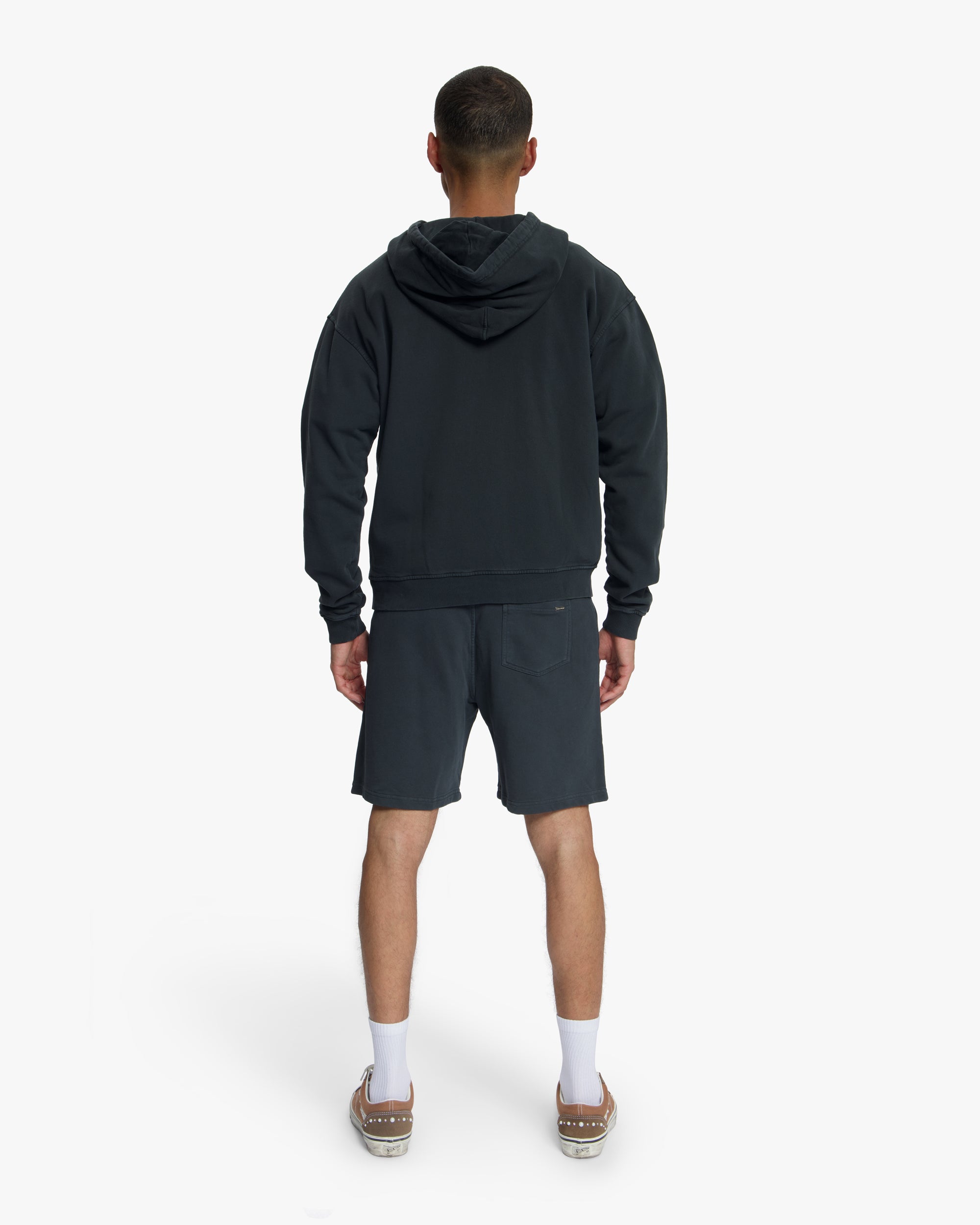 Croyez Etiquette Zip Hoodie | Vintage Black