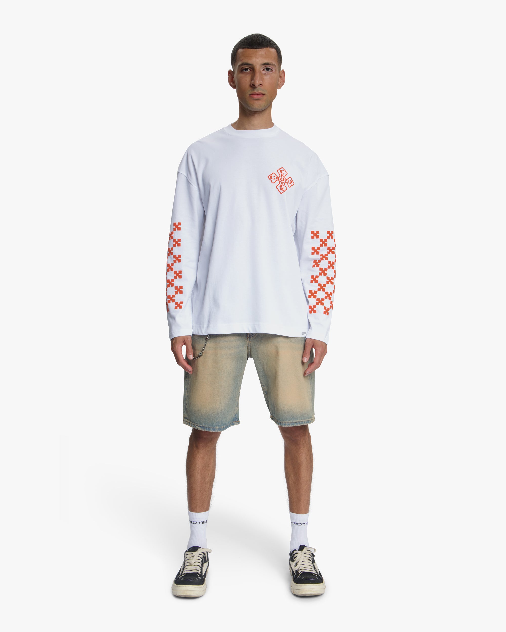 Croyez Cross Longsleeve | White/Orange