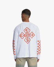 Croyez Cross Longsleeve | White/Orange