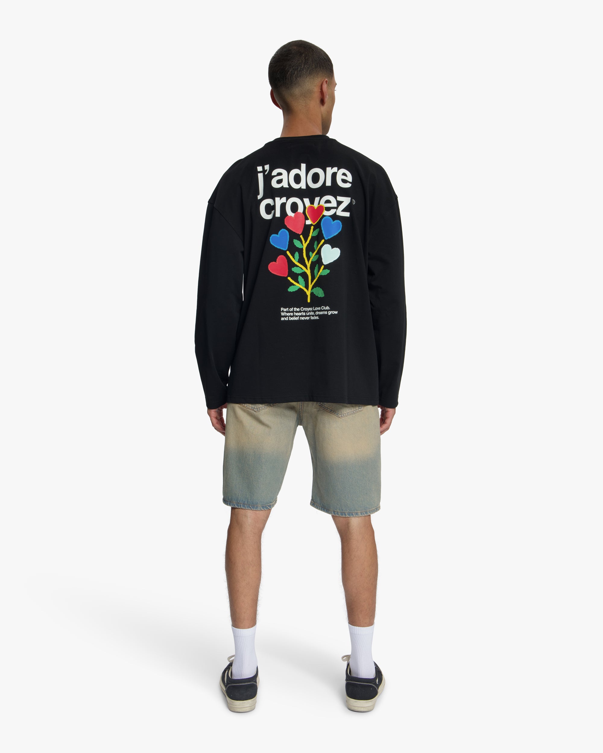 Croyez J'Adore Longsleeve T-Shirt | Black