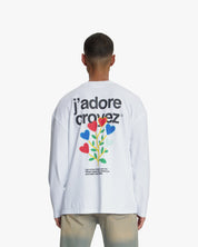 Croyez J'Adore Longsleeve T-Shirt | White