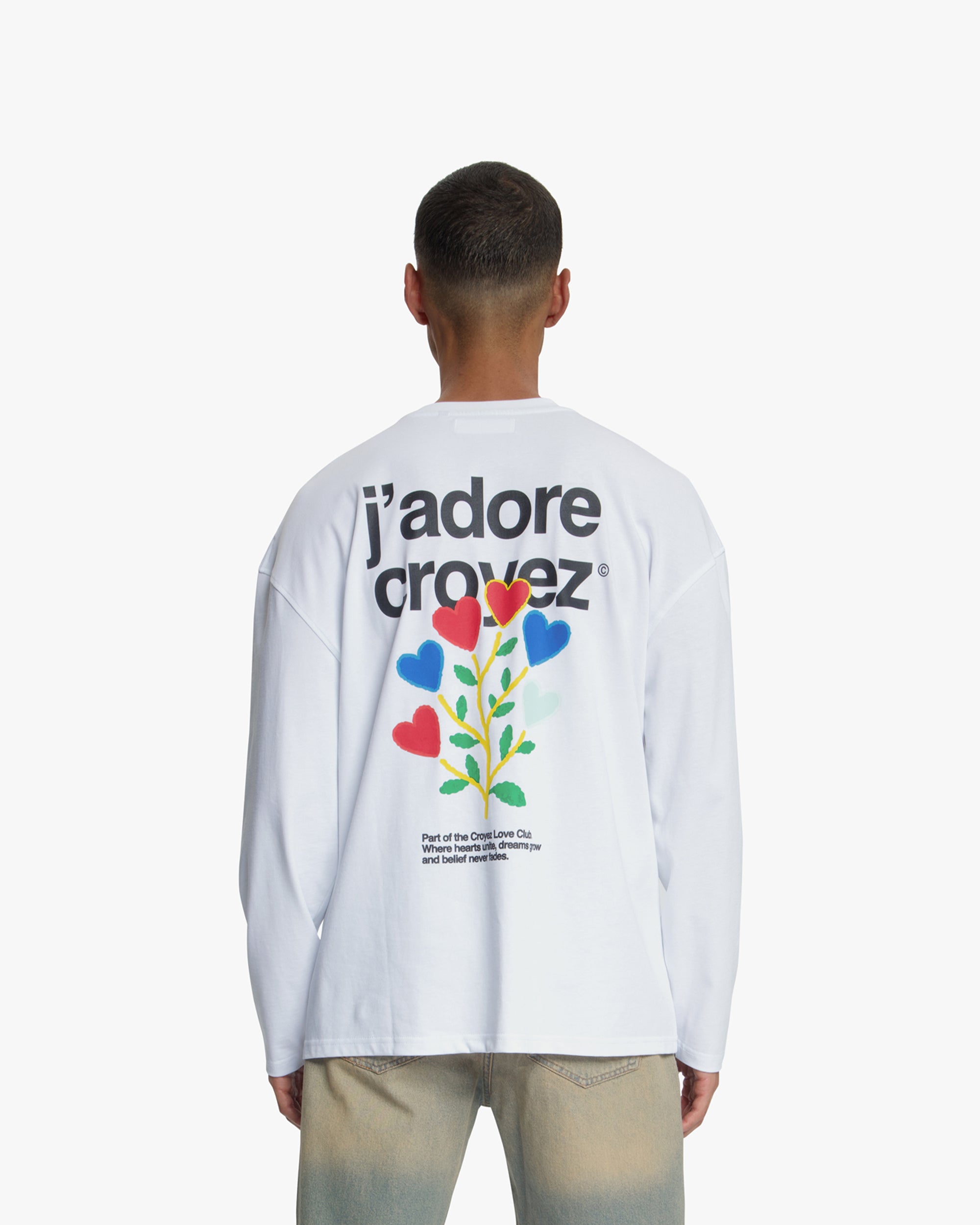 Croyez J'Adore Longsleeve T-Shirt | White
