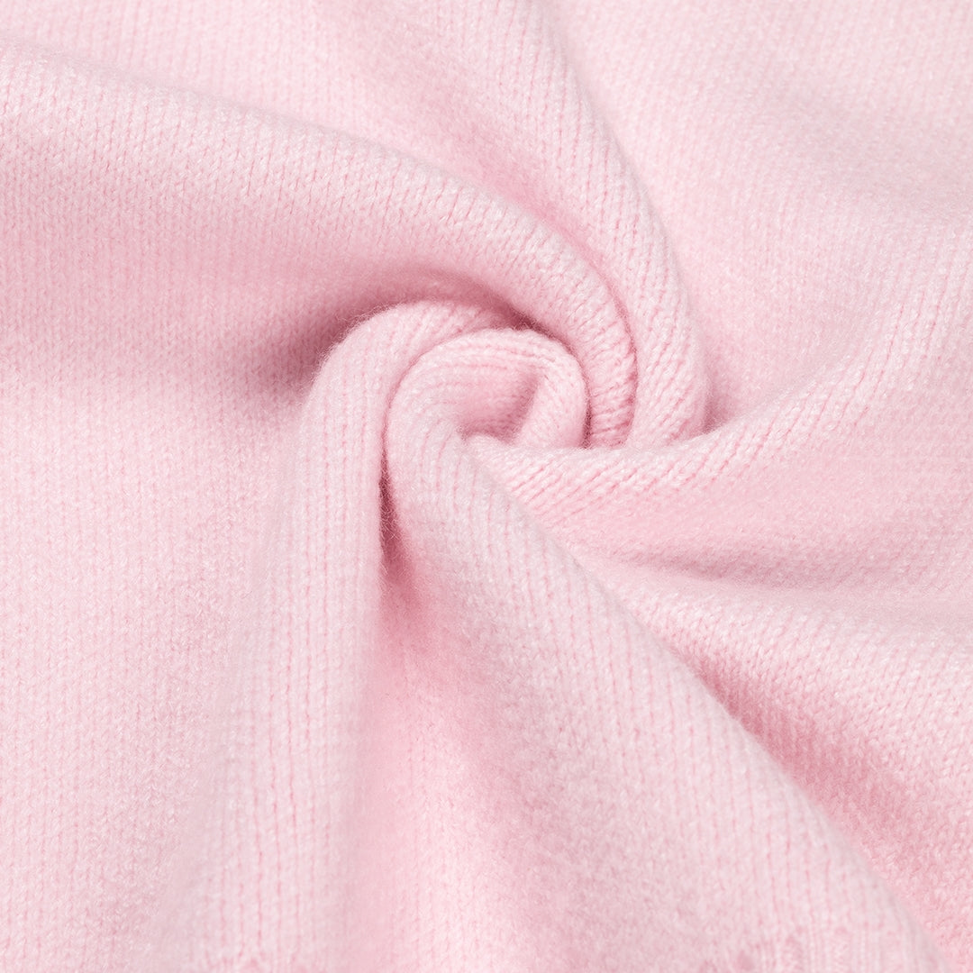 Croyez Etiquette Knit Sweater | Pink