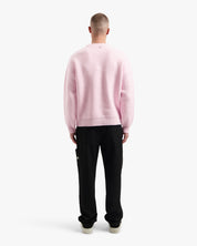 Croyez Etiquette Knit Sweater | Pink