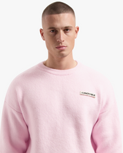 Croyez Etiquette Knit Sweater | Pink