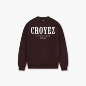 Croyez Gallery Knit Sweater | Burgundy