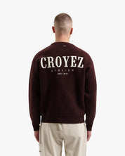 Croyez Gallery Knit Sweater | Burgundy