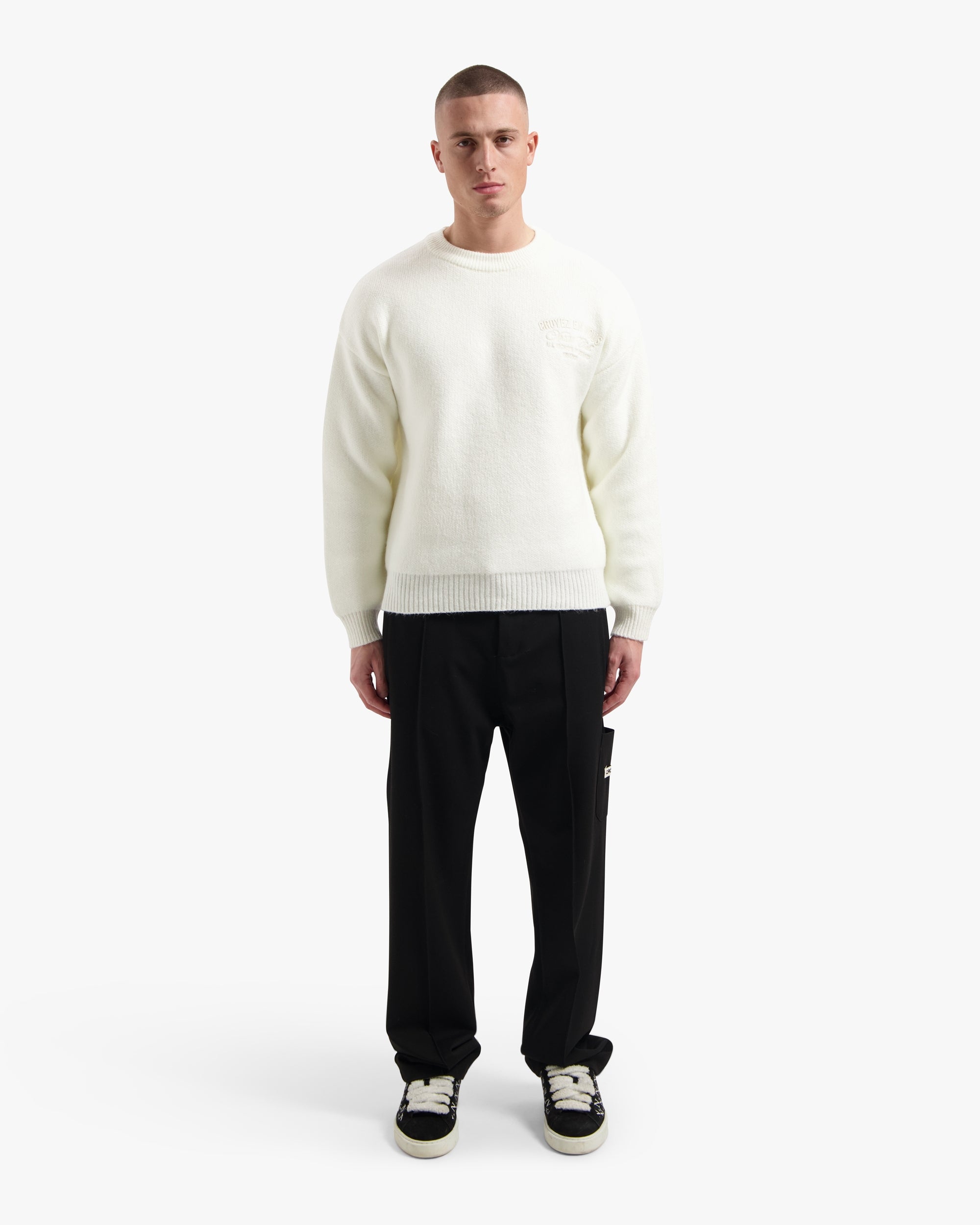 Croyez 'En Vous' Knit Sweater | Off White