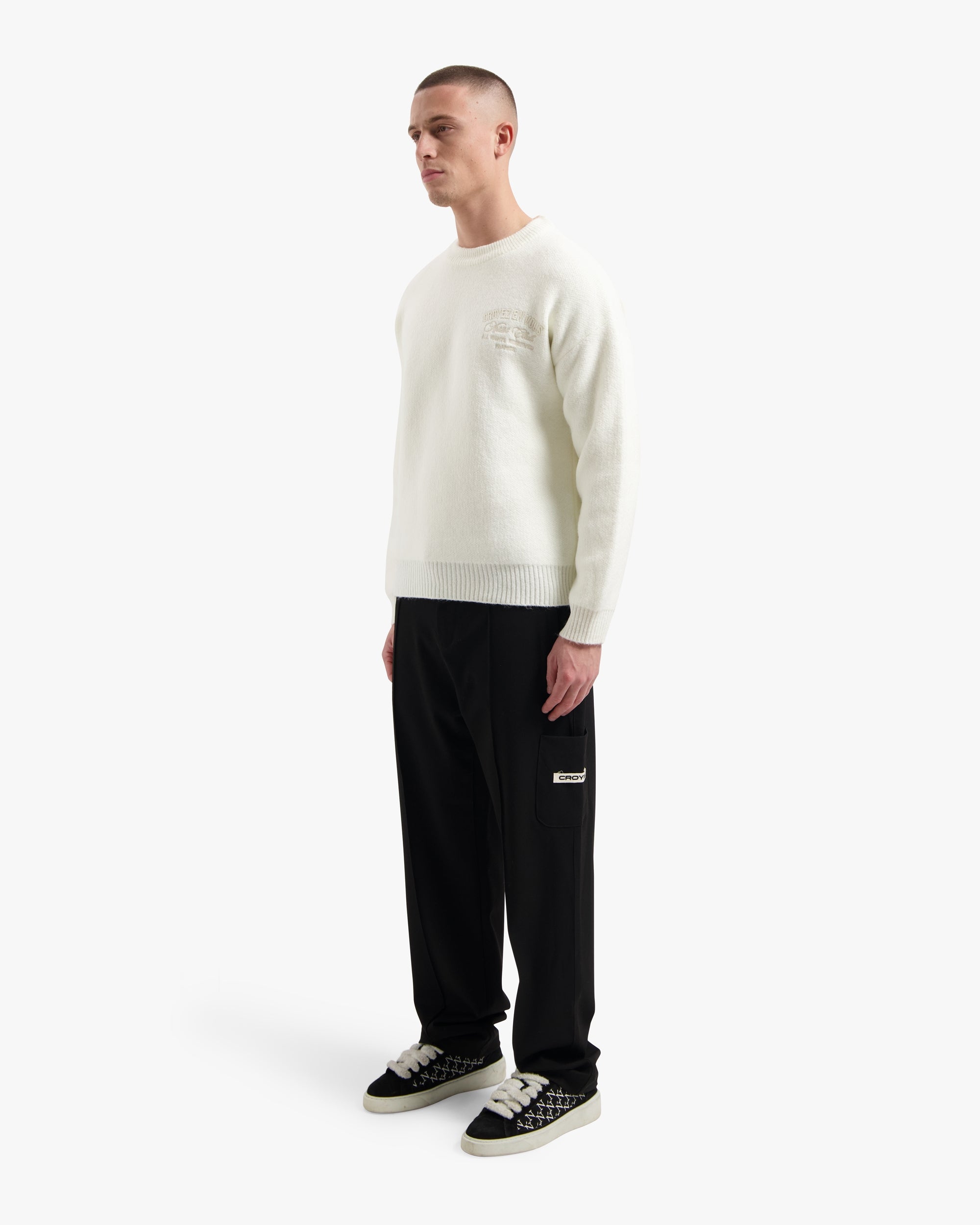 Croyez 'En Vous' Knit Sweater | Off White