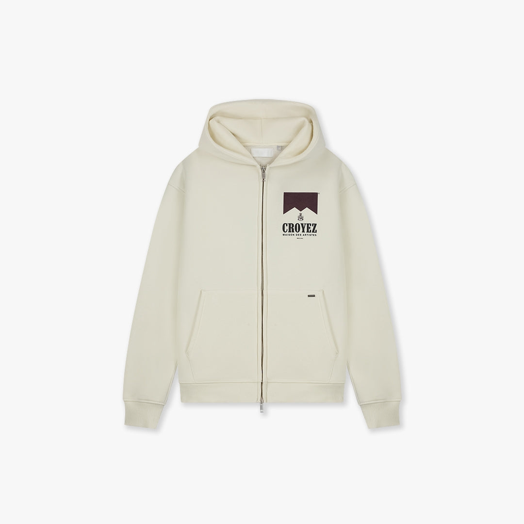  Croyez Maison Fumes Zip Hoodie | Off-White
