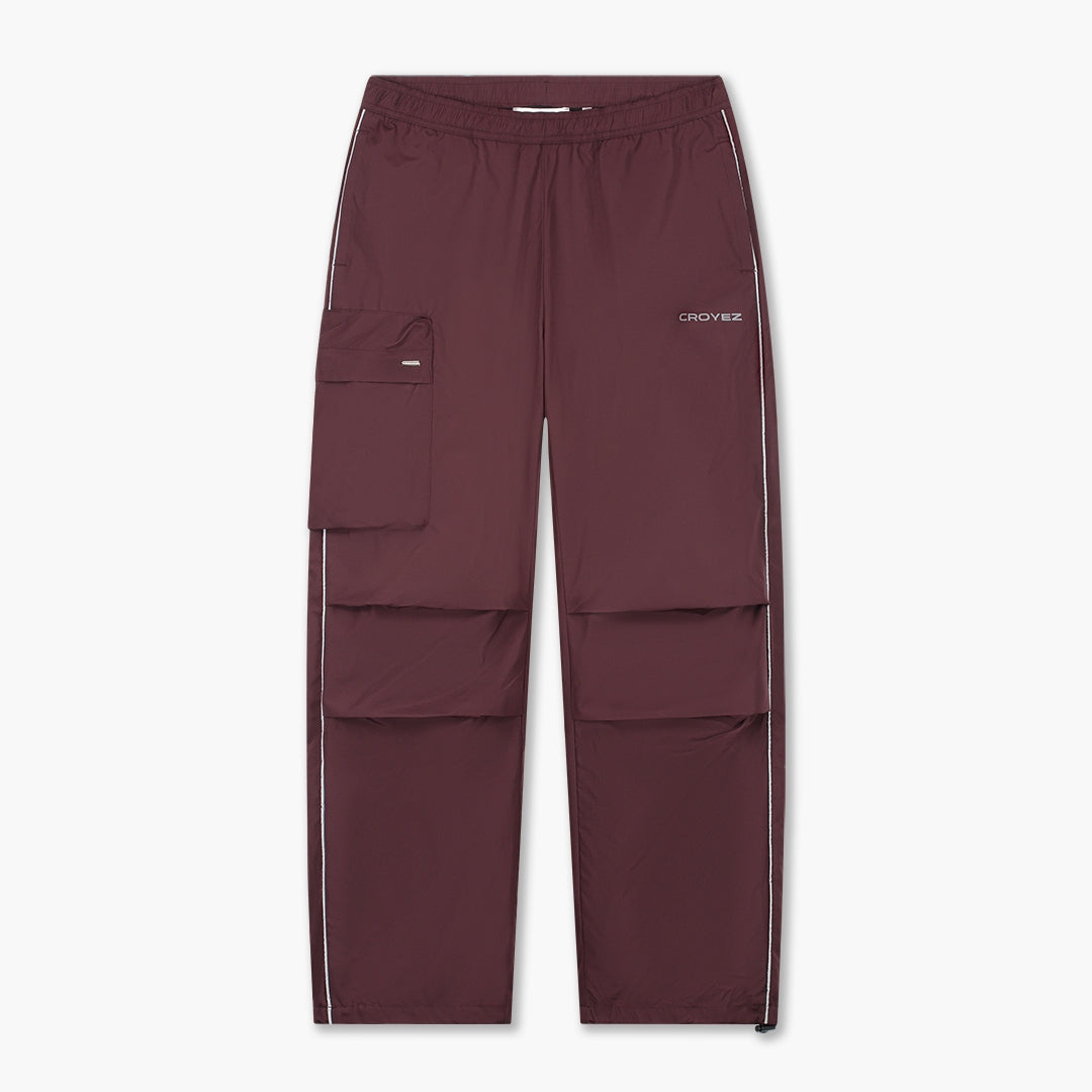  Croyez Parachute Ripstop Pants | Burgundy