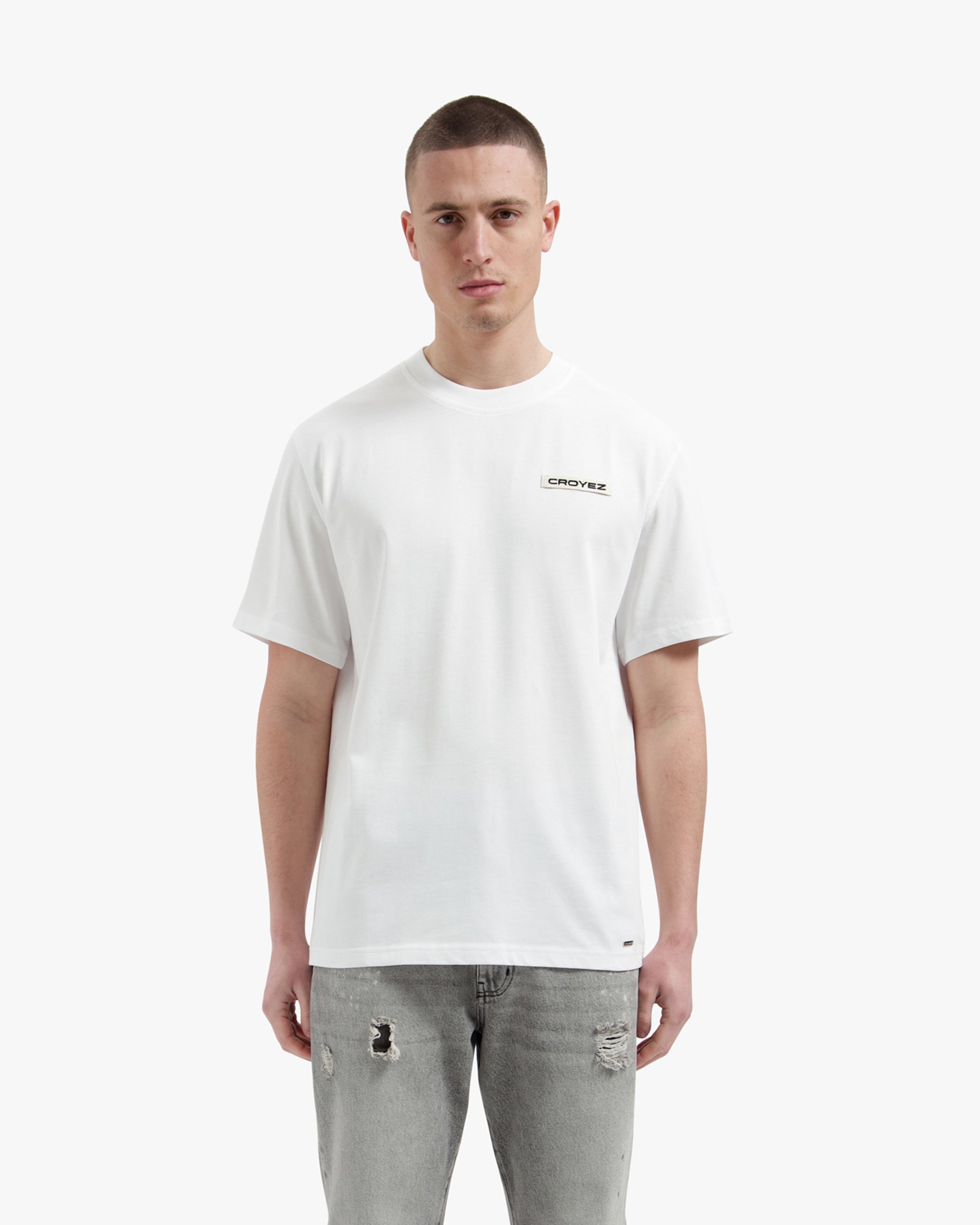 Croyez Etikette T-Shirt | Weiß