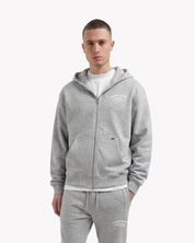 Croyez Original Fraternite Zip Hoodie | Grey Melange
