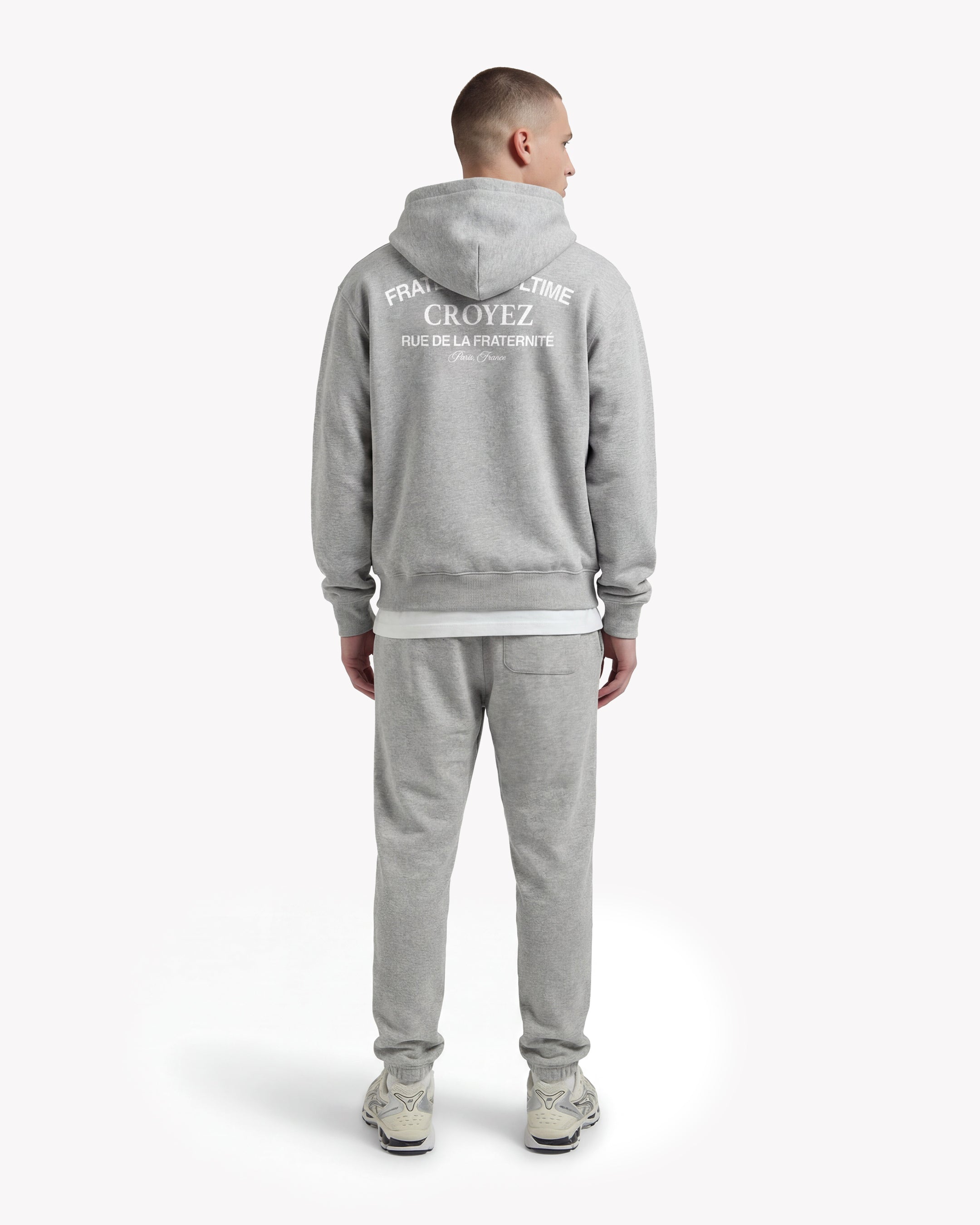 Croyez Original Fraternite Sweatpants | Grey Melange